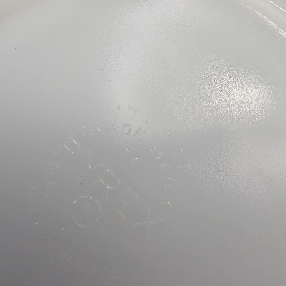 Vintage Pyrex 4 Qt. Tan Gold Hex Signs Promotional Mixing Bowl 1960s Beige 404 - Picture 10 of 14